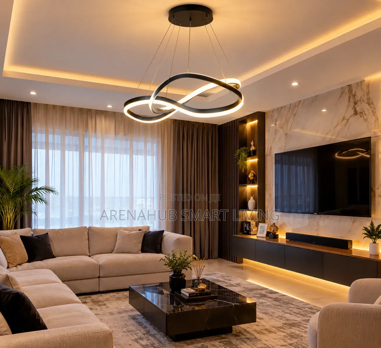 Modern Simple LED Ceiling Chandelier Dining Room Corridor Pendant