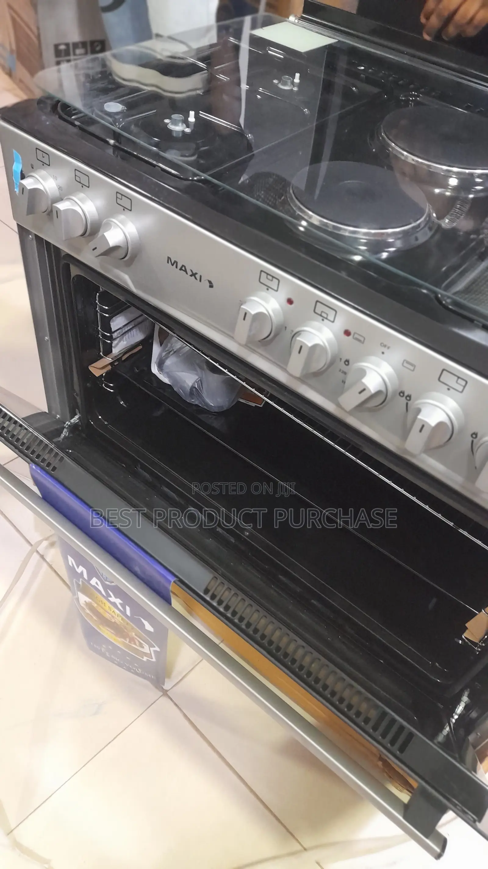 Safe Auto-Ignition Cooker With Spacious Oven: Maxi 6090