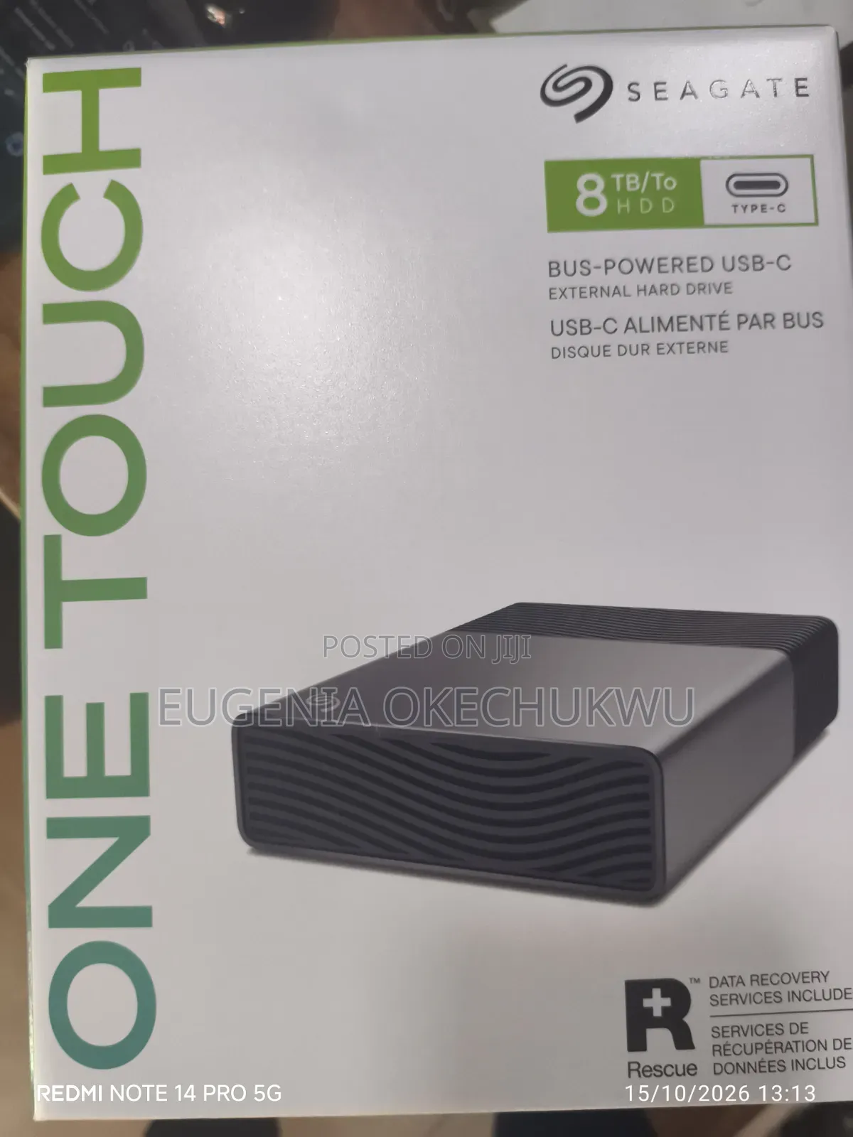 External Hard Drive Seagate 8TB