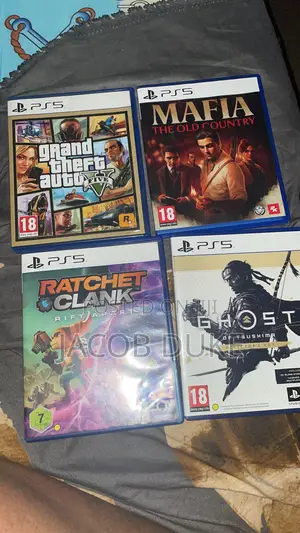 Ghost of Tushima, Mafia Old Country,Rachet and Clank, Gta 5