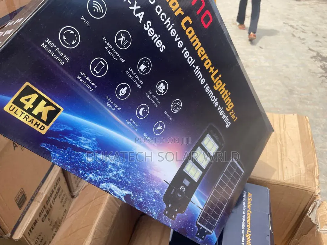 Solar Street Light+PTZ Camera