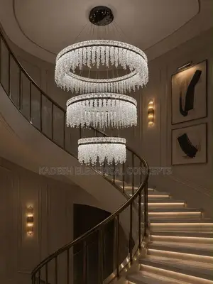 Luxury Crystal Led Ceiling Light Fixtures Modern Chandeliers