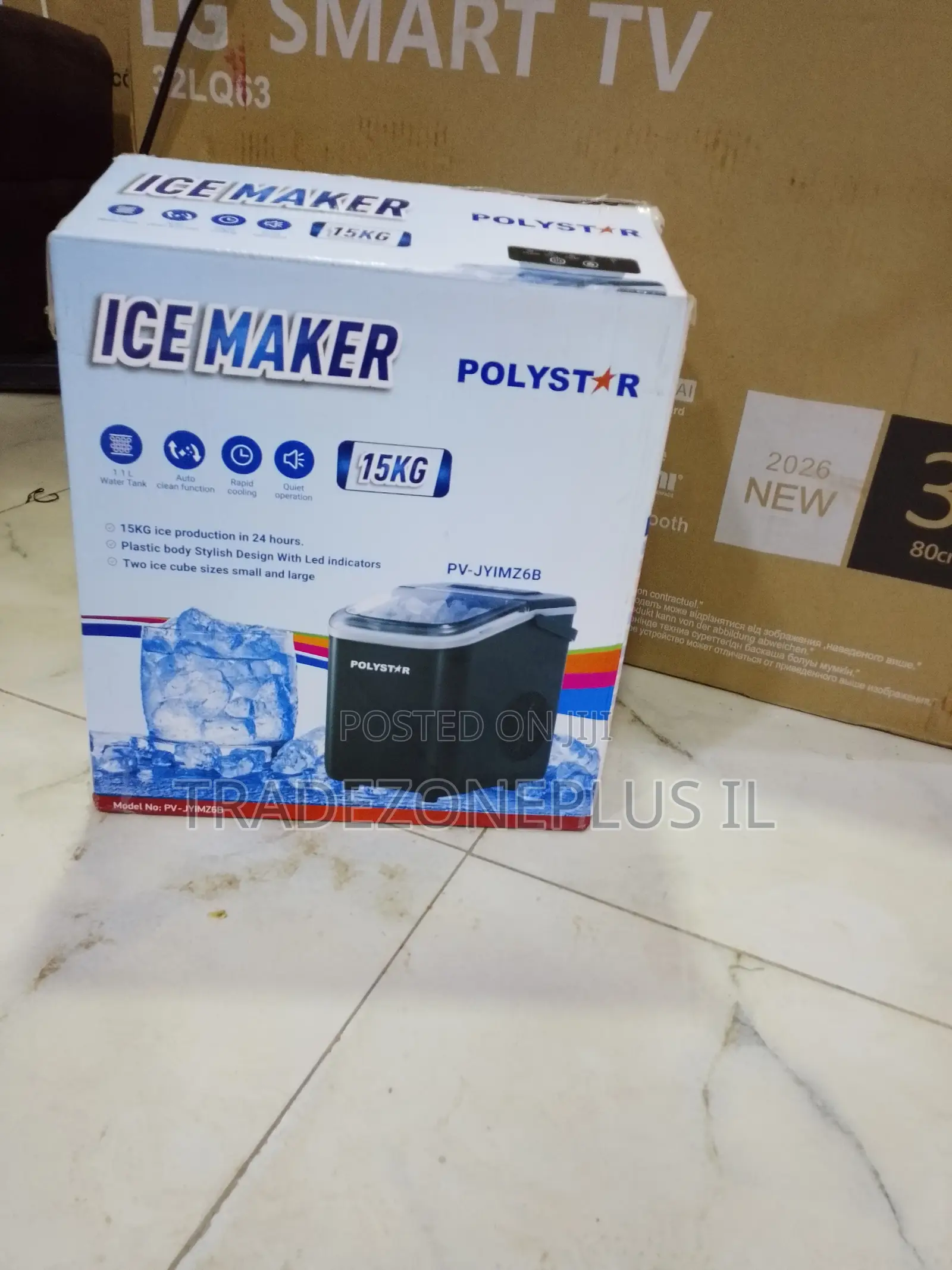Discover PV-JYIMZ6B Polystar Ice Maker 15kg
