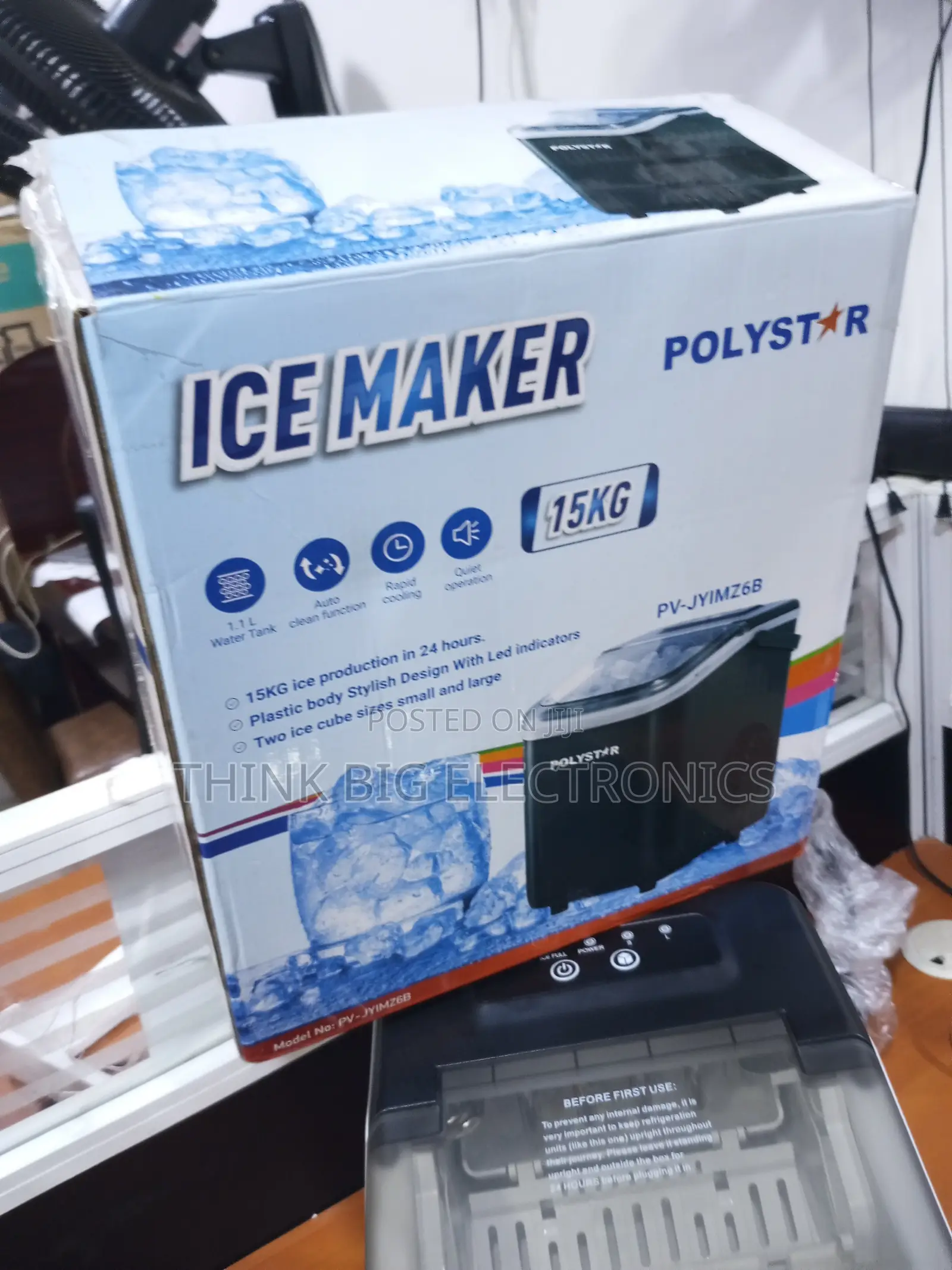 Polystar Ice Maker for Chilled Drinks at Home