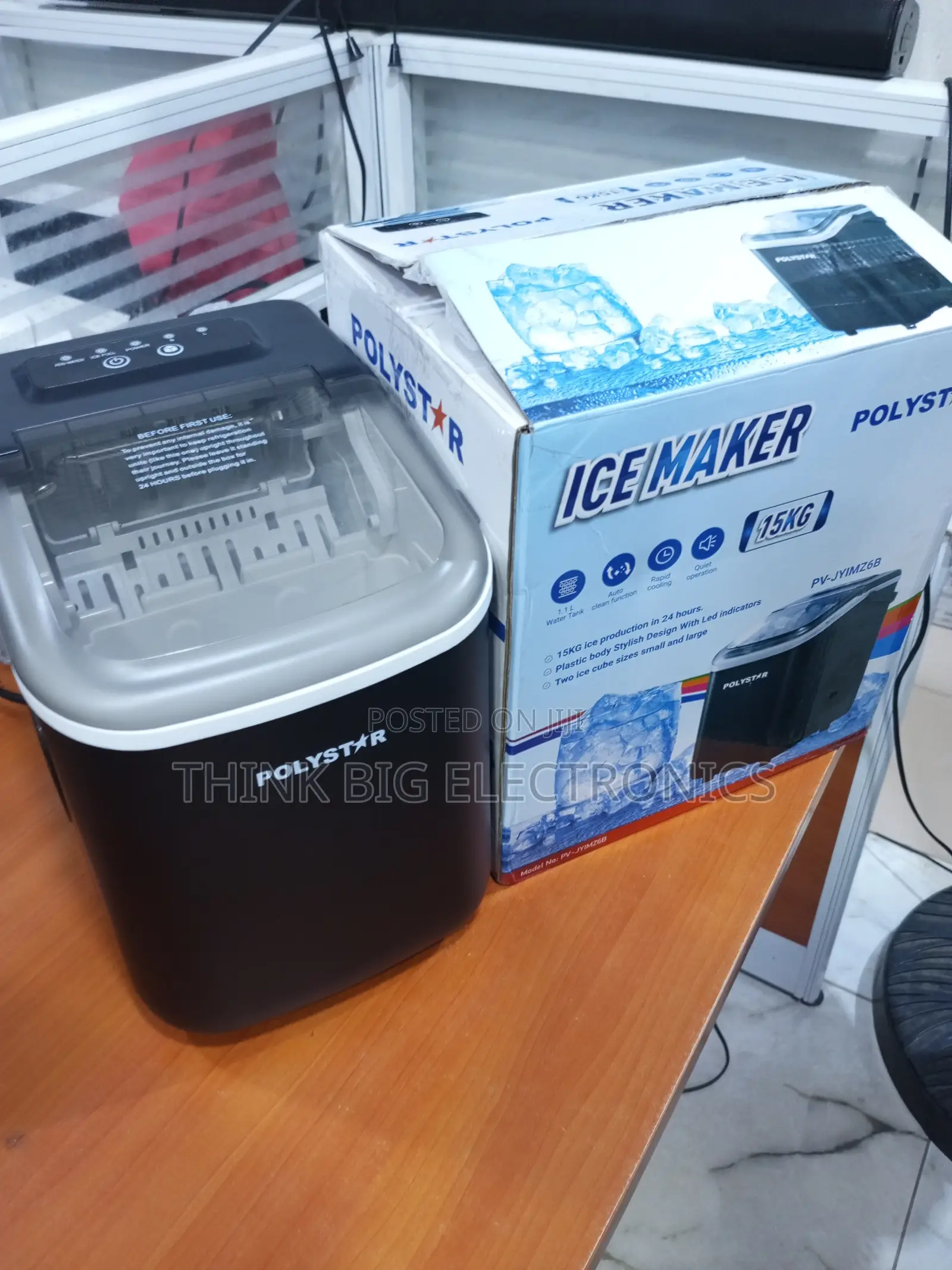 Polystar Ice Maker for Chilled Drinks at Home