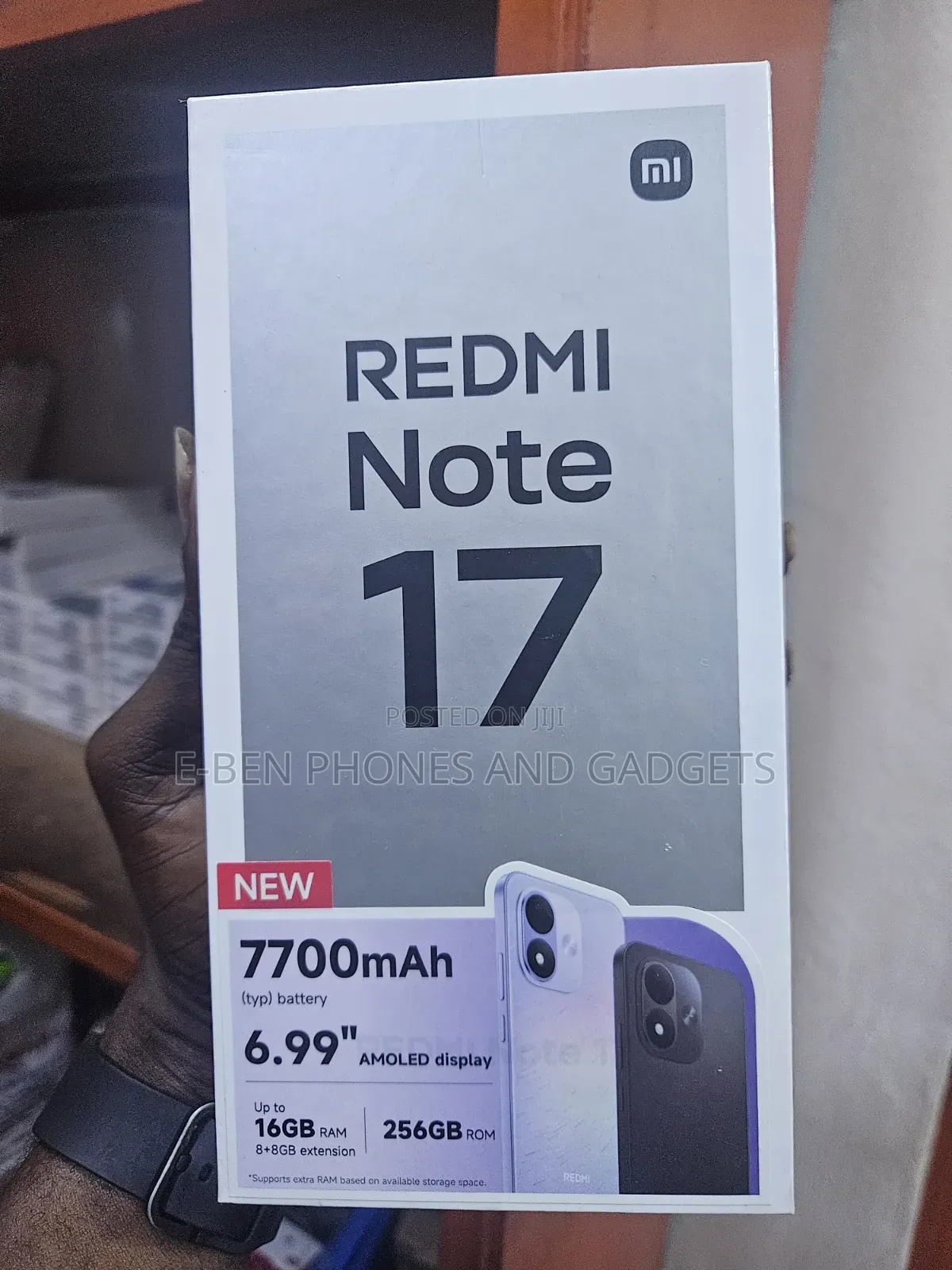 New Xiaomi Redmi Note 17 256 GB Black