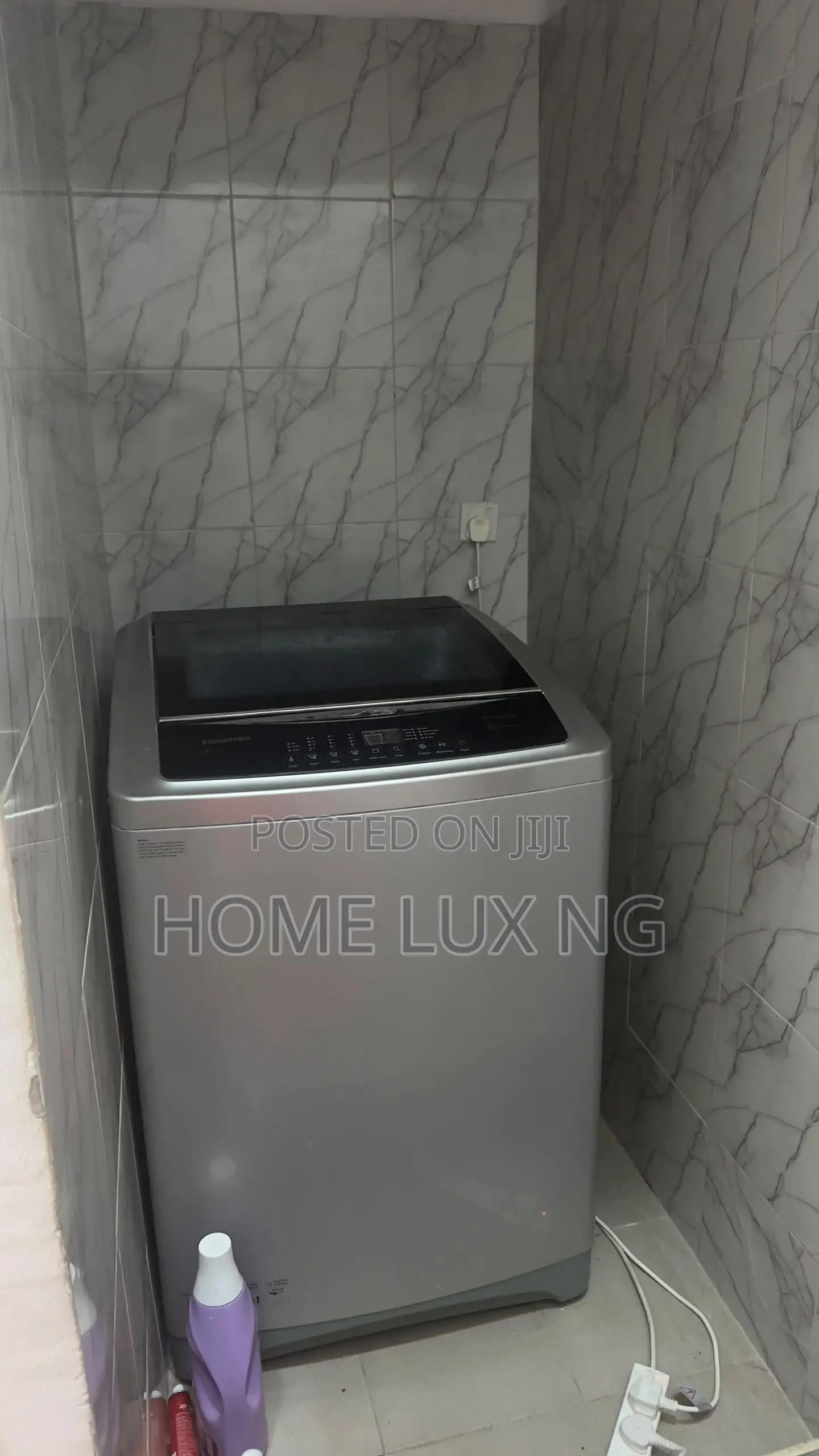 Super Clean Hisense 16KG Automatic Top Load Washing Machine (Silver)