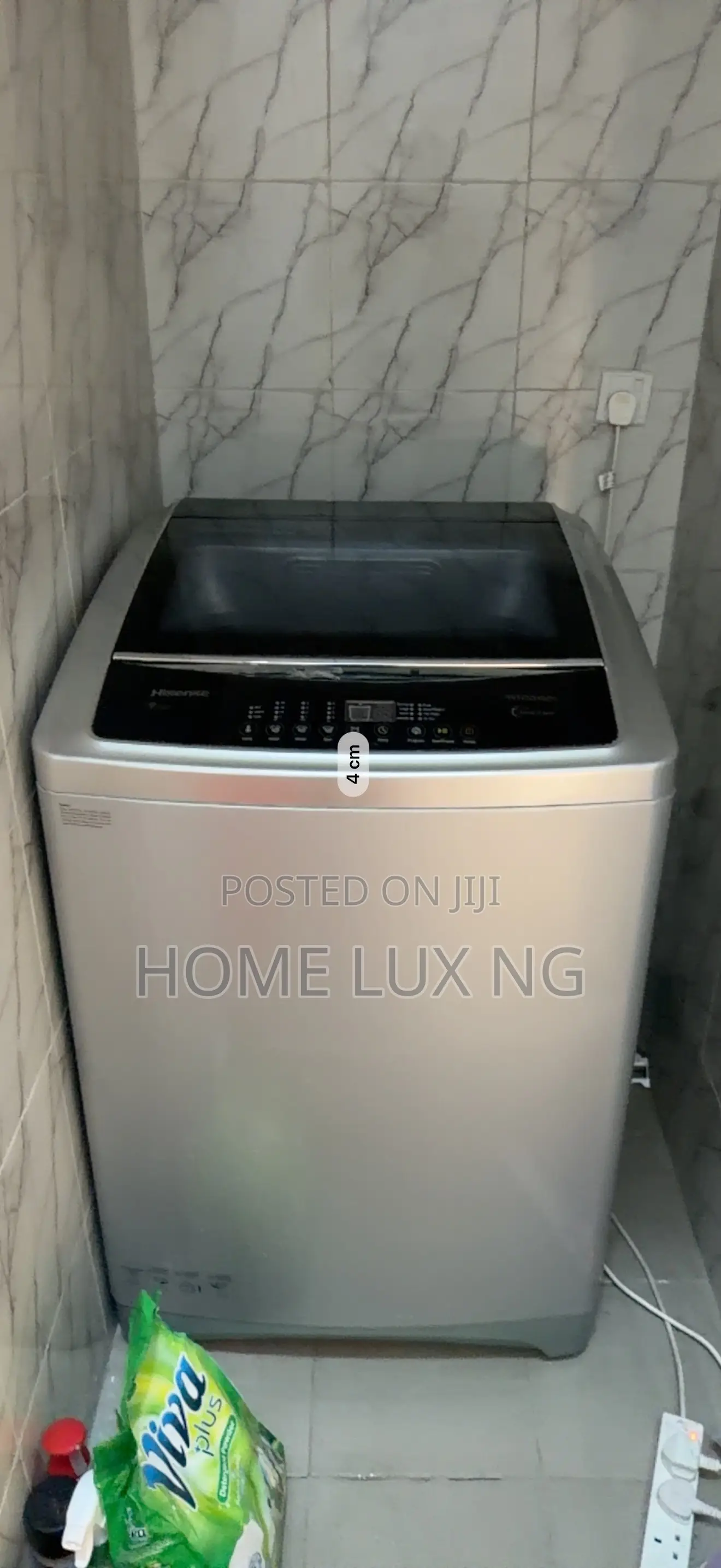 Super Clean Hisense 16KG Automatic Top Load Washing Machine (Silver)
