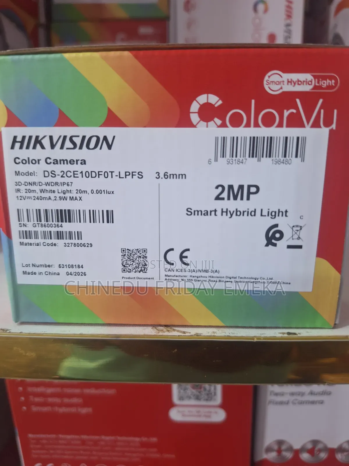 Hikvision Hybrid Smart Light colorVu Outdoor Bullet 2mp