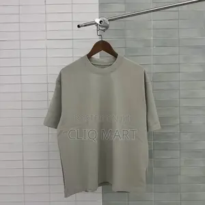Heavyweight Oversized Cotton Blank T-Shirts | Essential Earth Tones -