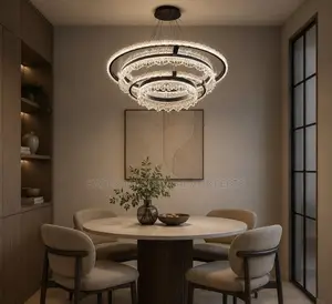 Modern Home Decor Ring LED Lights Pendant Light Lamps for Living Room