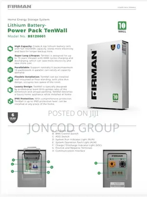 Firman 10wall Lithium Battery Power Pack