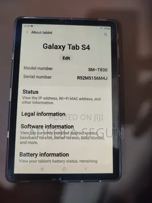 Samsung Galaxy Tab S4 128 GB White