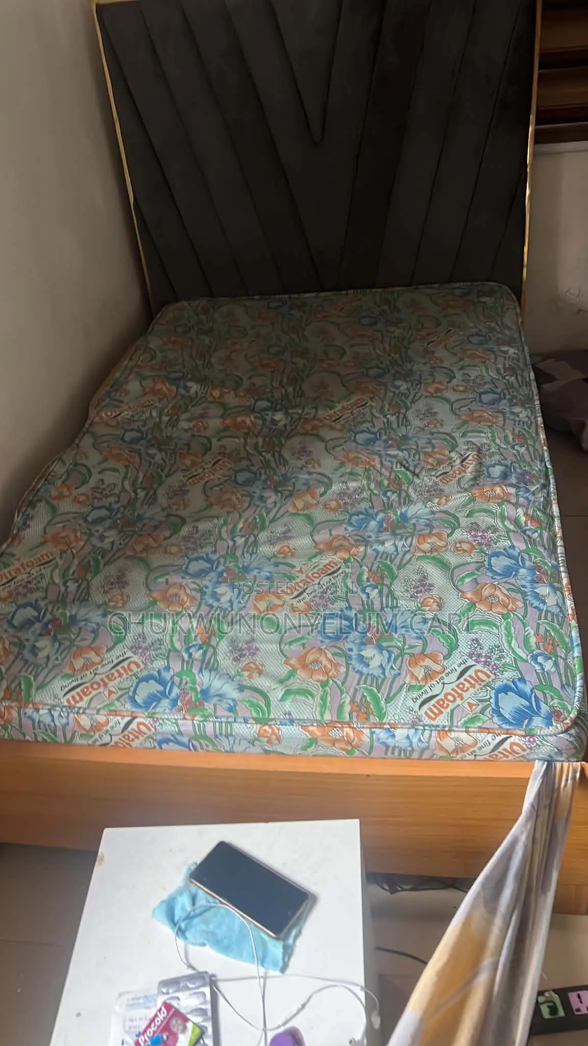 Bed and Bed Frame