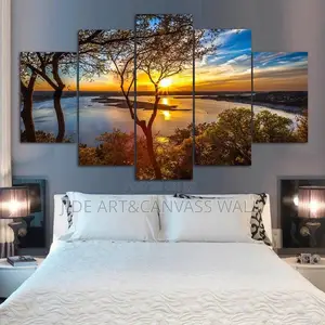 Abstracts Wall 5panels Art House Interiors Decors