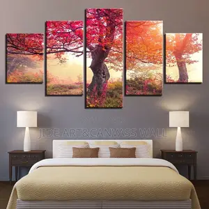 Abstracts Wall 5panels Art House Interiors Decors