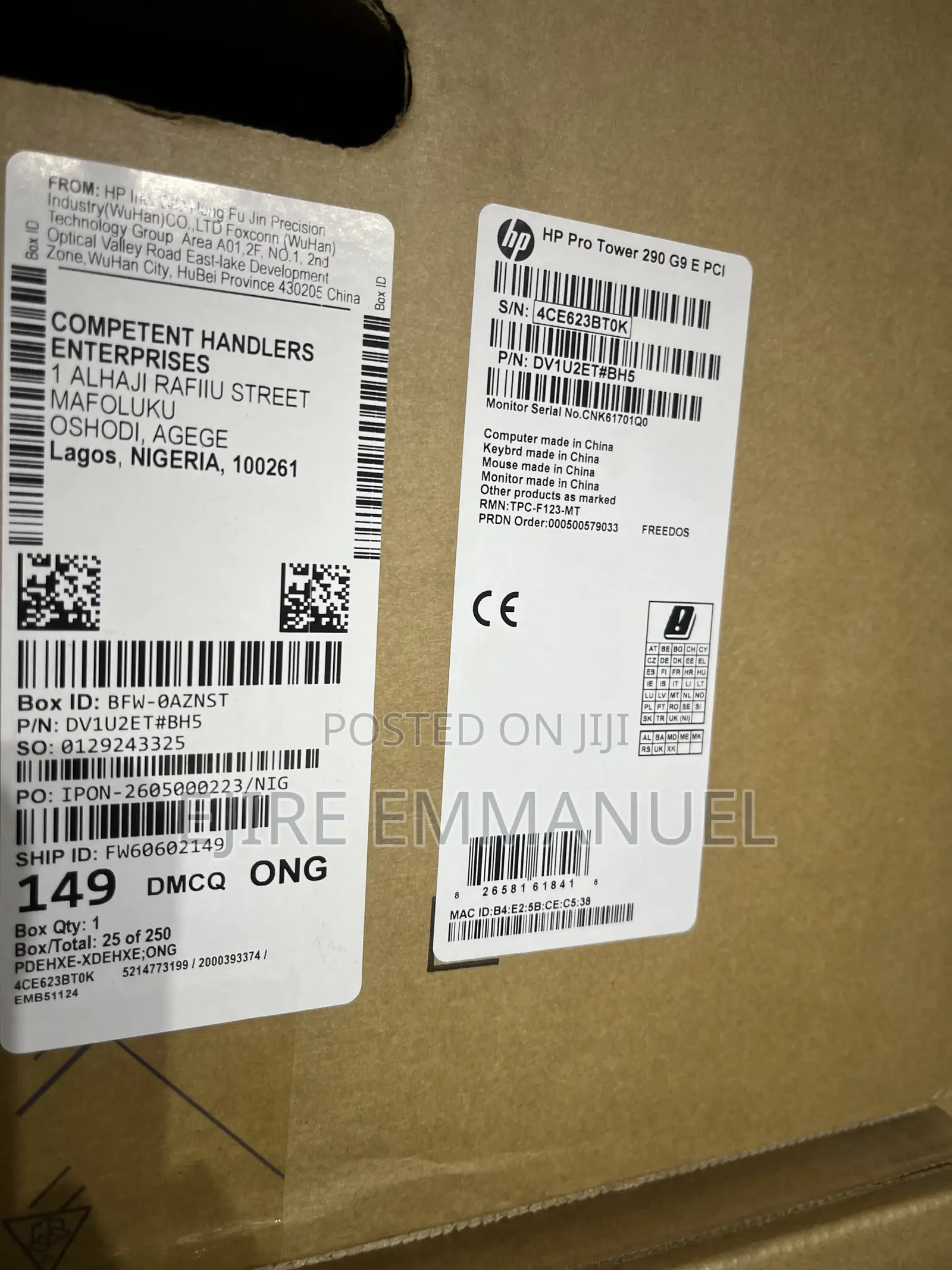 New Desktop Computer HP 290 G9 8GB Intel Core i3 SSD 512GB
