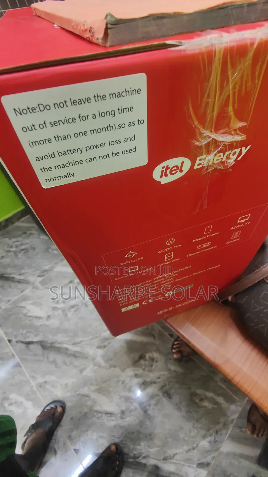 2kwh /1000w Itel Powertank