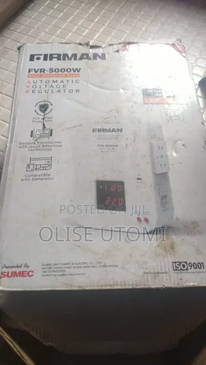 FIRMAN FVR-5000W Wall Mounted Automatic Voltage Regulator
