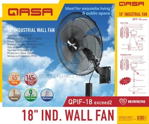 Qasa 18" Industrial Wall Fan QPIF-18 Exceed 2