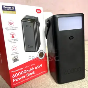 Itel 60000mAh 65W Power Bank