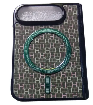 Magnetic MagSafe Leather Case for iPhone Fold 18 Ultra