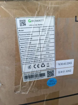 5.12kwh 51.2v Growatt Solar Lithium Ion Batteries