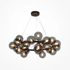Maytoni Dallas MOD545PL-25B, a Modern Circular Pendant Chandelier