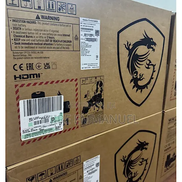New Laptop MSI Katana 15 8GB Intel Core i7 SSD 512GB