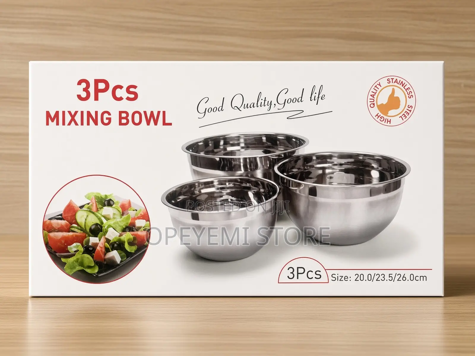 3pcs Mixing Bowl
