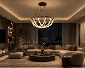 Modern Home Decor Ring LED Lights Pendant Light Lamps for Living Room