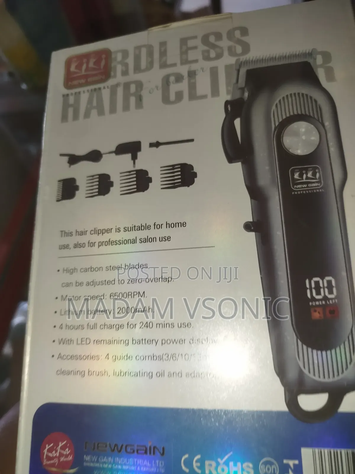 Kiki Ng444 Wireless Clipper