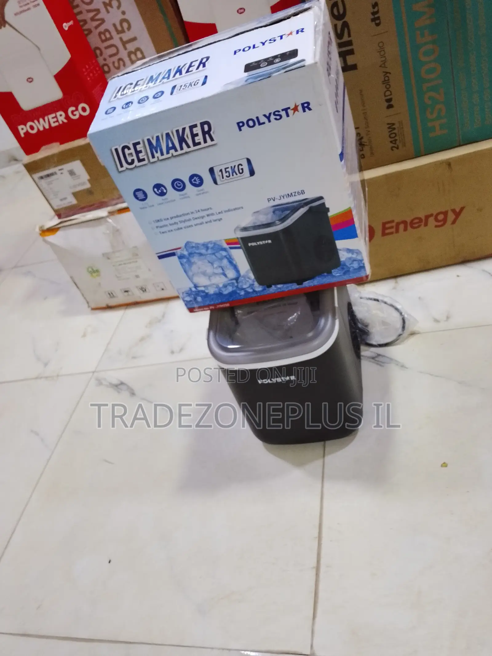 Polystar Ice Maker PV-JYIMZ6B for Beverage Lovers