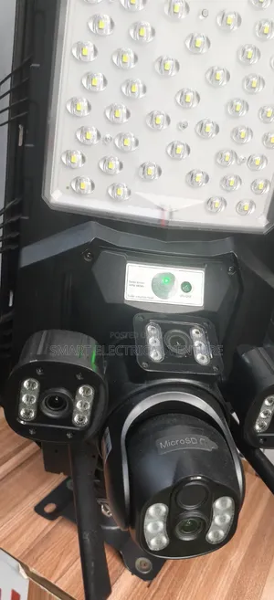 Solar Camera With 1200w Light