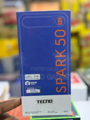 New Tecno Spark 50 5G 256 GB
