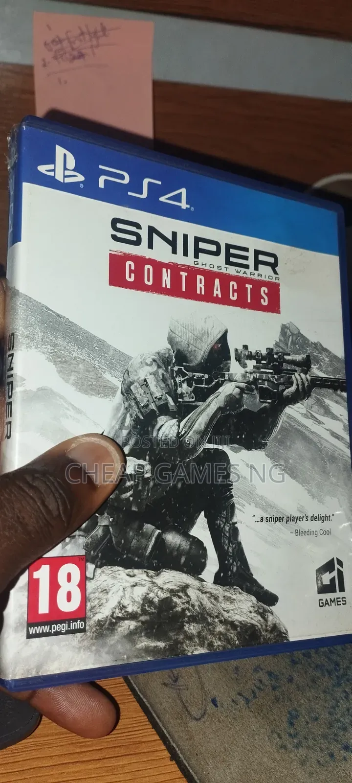 PS4 Sniper Ghost Warrior Contracts Used