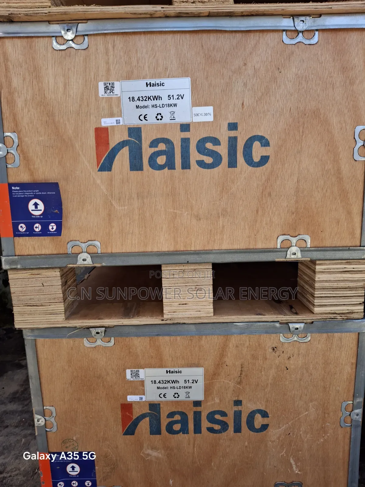 18kwh/48v Haisic Lithium-Iron Phosphate Energy Storage Battery System