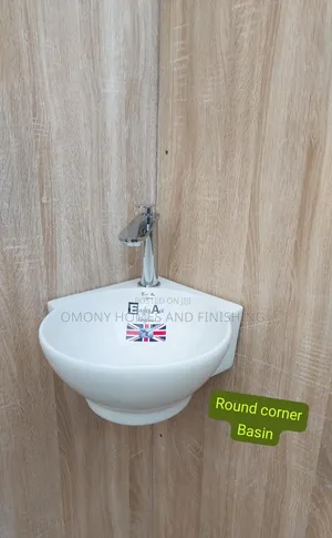 Corner Basin With Tap