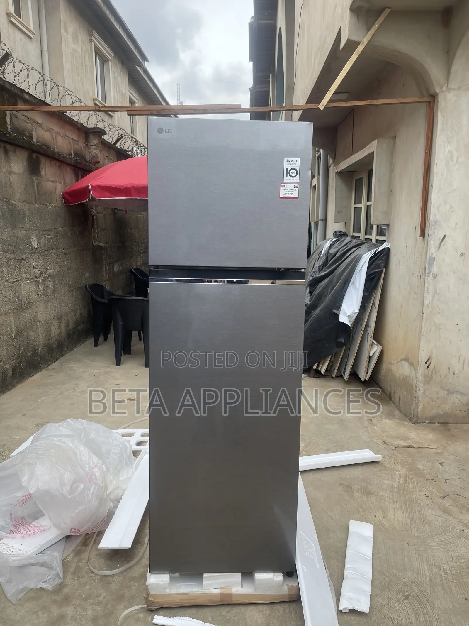 LG 287L Double Door Fridge for Families