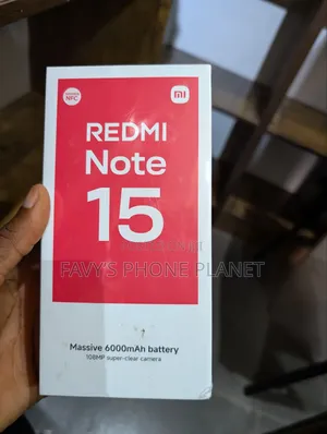 New Xiaomi Redmi Note 15 256 GB Black
