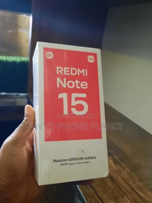 New Xiaomi Redmi Note 15 256 GB Black