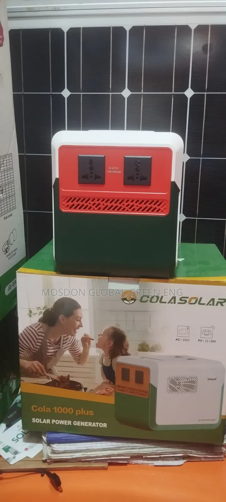 Cola 1kwh/500w Solar Generator