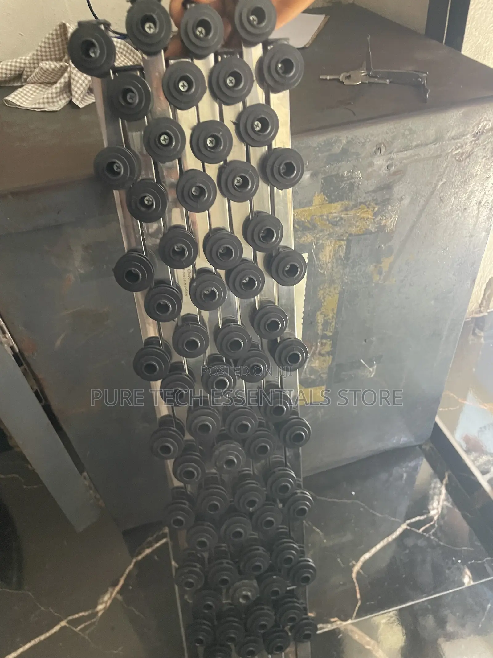 Stainless 8 Line Electric Fence Pole