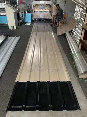 Beige Longspan Aluminium Roofing Sheet 0.45mm