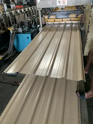 Beige Longspan Aluminium Roofing Sheet 0.45mm