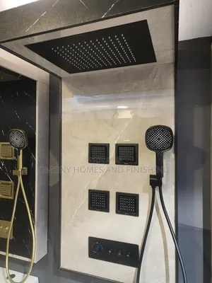 Black 3 Function Thermostatic Shower