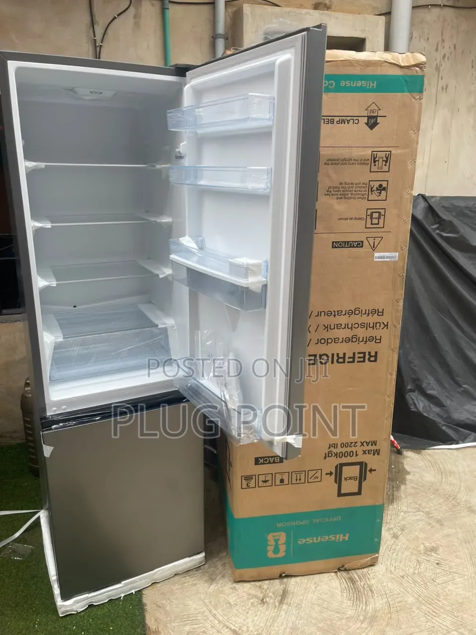 Hisense 35DCB Double Door Refrigerator 268L
