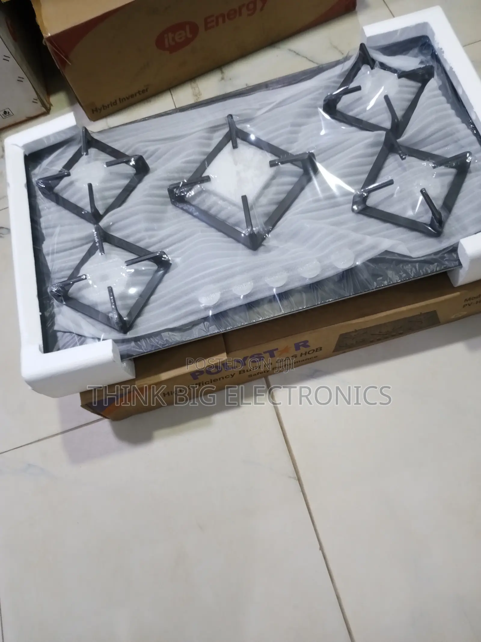 Polystar 5-Burner Gas Hob for Modern Kitchen Cooking