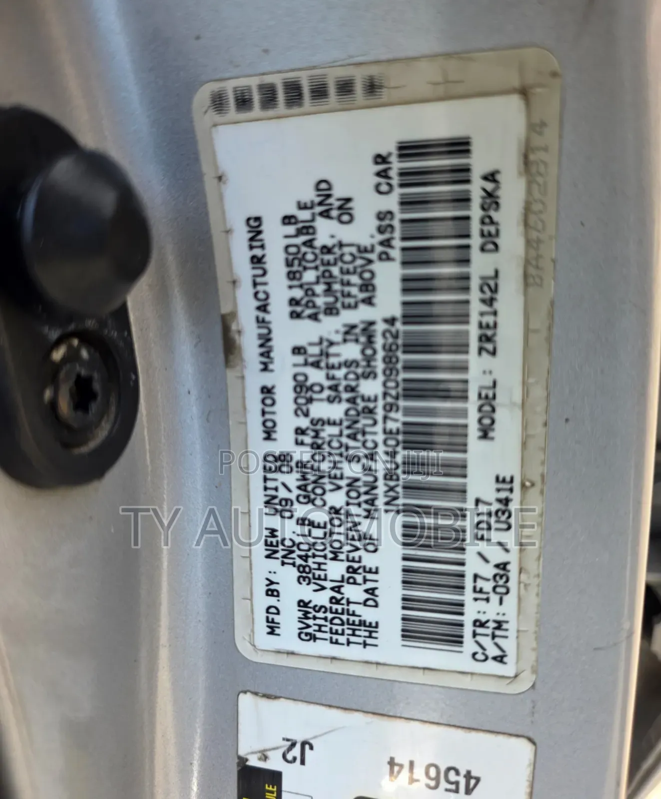 Toyota Corolla 2009 Silver