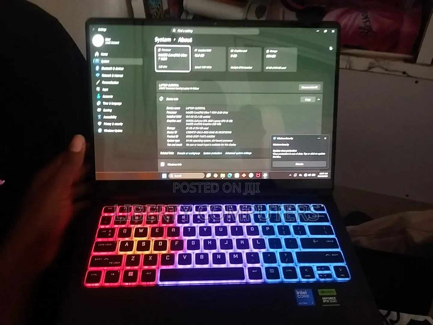 Laptop HP Omen Transcend 14-fb0023dx 16GB Intel Core Ultra 7 SSD 1T